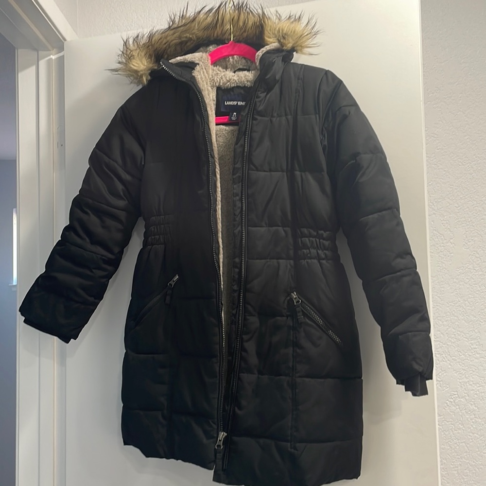 Lands End puffer for girls